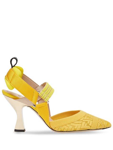 fendi colibri slingback|fendi colibri shoes.